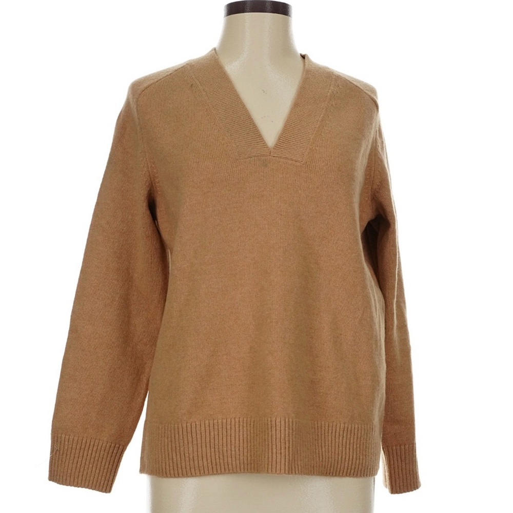 Banana Republic Factory Tan V-Neck Sweater